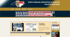 Desktop Screenshot of ncpolicebuyersguide.com